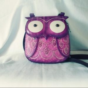 Owl Shoulder/Crossbody bag Leather